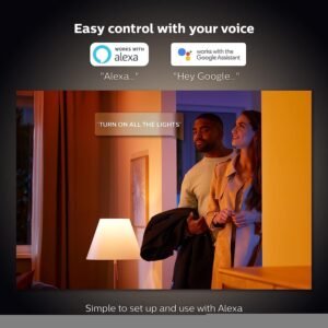 Philips Hue White & Colour Ambiance Smart Spotlight 3-Pack - 350 Lumens LED GU10 | Voice Control with Alexa, Google Assistant & Apple HomeKit