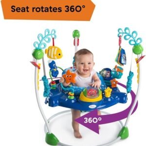 Baby Einstein, Neptune's Ocean Discovery Activity Jumper & Bouncer, Play Centre with Removable Toys