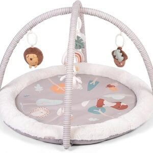 Red Kite Play Gym - Padded Play Gym with Hanging Toys & Tummy Time Mirror (Woodland Walks)