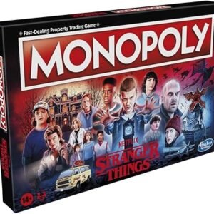 Hasbro Gaming Monopoly: Netflix Stranger Things Edition Board Game for Adults and Teens Ages 14+, Game for 2-6 Players, Multicolor