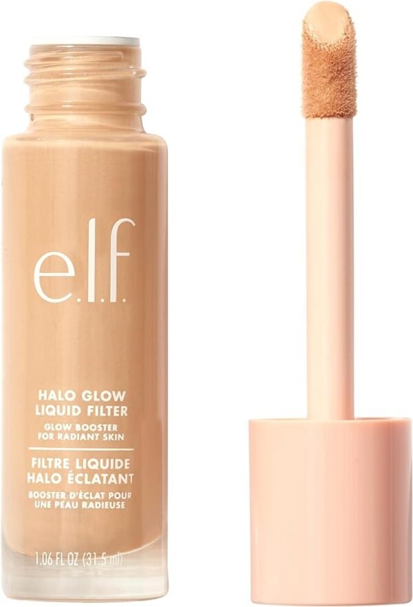 e.l.f. Halo Glow Liquid Filter, Complexion Booster For A Glowing