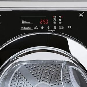 Candy CSOEC10DCGB0 10Kg Freestanding Condenser Tumble Dryer, Sensor Dry, WIFI Connectivity, Black