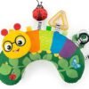 Baby Einstein, Cal-a-Pillow, Tummy Time Activity Pillow, Multisensory, Cal The Caterpillar, Ages 0+ Months