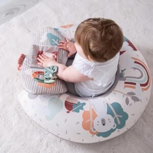 Red Kite Sit Me Up Inflatable Ring - Ring Seat with Play Tray & Activities (Woodland Walks)