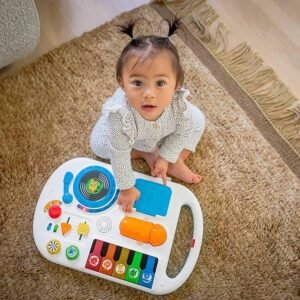 Baby Einstein, Musical Mix ‘N Roll 4-in-1 Activity Walker and Table, Educational Push Along Toy, 4 Languages, 100+ Melodies and Phrases, Ages 6 Months +