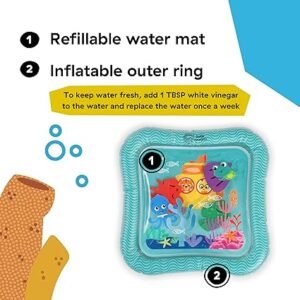 Baby Einstein - Ocean Explorers Sensory Splash Water Mat, for Tummy Time or Seated Play, Ages 0-36 Months