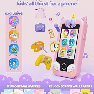 KOKODI Kids Smart Phone Toys Pink