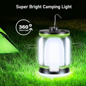 Blukar Camping Lantern Rechargeable, Camping Lights Lamp