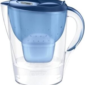 BRITA Marella XL Water Filter Jug Blue (3.5L) incl. 1x MAXTRA PRO All-in-1 cartridge - large-volume jug with digital LTI and Flip-Lid - now in sustainable Smart Box packaging