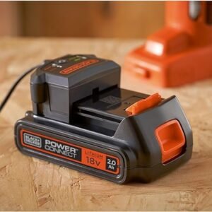 BLACK+DECKER 18V, 2.0AH, Lithium-Ion Battery, Compact and Versatile 18V BLACK+DECKER Products, BL2018-XJ