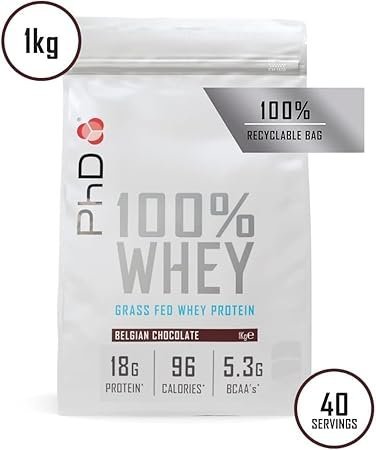PhD Nutrition 100 Percent Whey Belgian Chocolate Protein Powder - Image 2