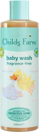 Childs Farm | Baby Body Wash 500ml | Unfragranced | Gently Cleanses |