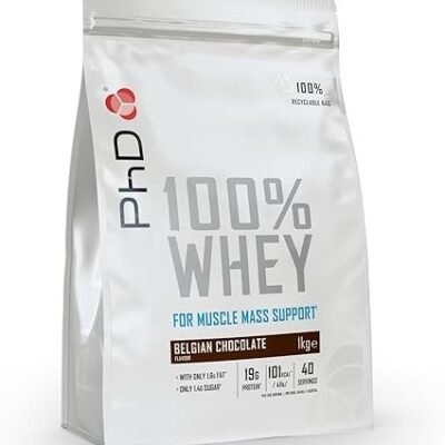 PhD Nutrition 100 Percent Whey Belgian Chocolate Protein Powder