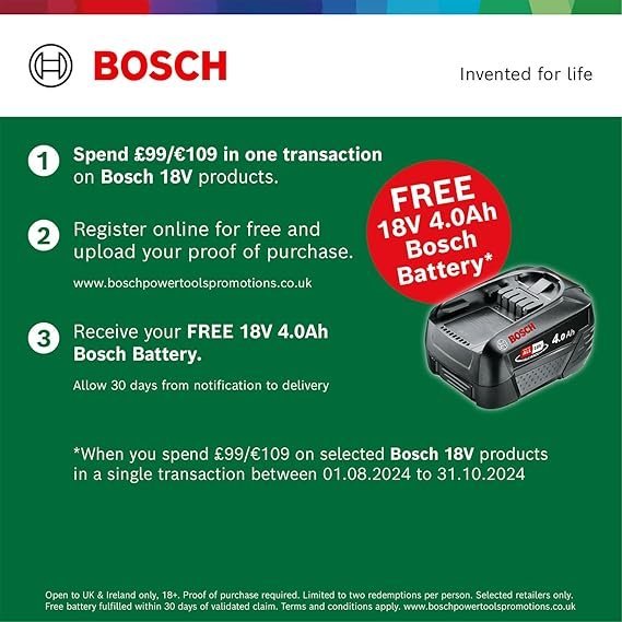 Bosch Home and Garden Cordless Combi Drill EasyImpact 18V-40 - Image 3