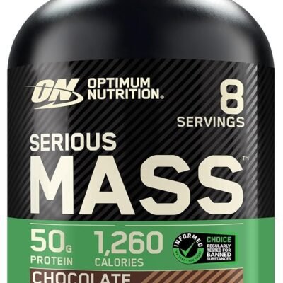 Optimum Nutrition Serious Mass Protein Powder with Creatine, Glutamine,
