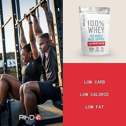PhD Nutrition 100% Whey Protein Powder, Grass Fed Whey Protein, - Image 3