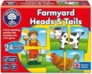 Orchard Toys Farmyard Heads & Tails Game - Matching & Pairing Memory Game