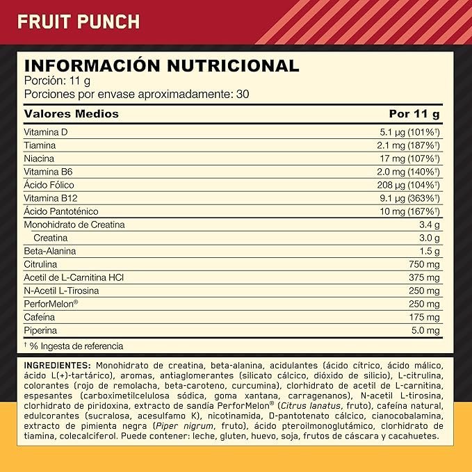Optimum Nutrition Gold Standard Pre Workout Powder, - Image 3