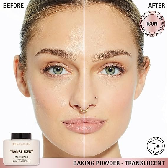 Revolution Beauty, Losse Bakpoeder, Verlengt Make-up Draagbaarheid, Verpakking Kan Variëren, 32g - Image 3