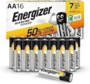 Energizer AA Batteries, Alkaline Power, 16 Pack, Double A Battery Pack
