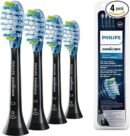 Philips Sonicare Original C3 Premium Plaque Defence Standard Sonic Toothbrush Heads - 4 Pack in Black