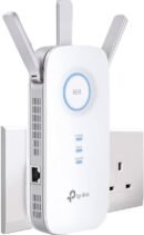 TP-Link Mesh WiFi Range Extender, Ultraxtend WiFi Booster, AC1900 Mbps WiFi Internet Repeater with Gigabit Port, Intelligent Signal Light, Power Schedule, Tether APP, Easy Setup, UK Plug (RE550) White