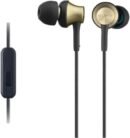 Sony MDREX650APT.CE7 Earphones with Brass Housing, Smartphone Mic and Control - Gold/black
