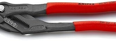 Knipex Pliers Wrench pliers and a wrench in a single tool grey atramentized, with non-slip plastic coating 250 mm 86 01 250