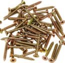 ForgeFix Multi-Purpose Single Thread Screws | 5.0 x 40mm | Zinc Yellow Passivated | Box 200