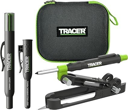 Tracer ProScribe Tool with Deep Hole Pencil, Lead Holster and Carry Case