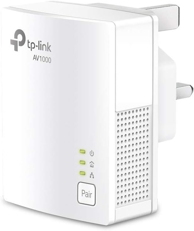 TP-Link TL-PA717 KIT 1-Port Gigabit Powerline Starter Kit, Data Transfer Speed Up to 1000 Mbps - Image 2