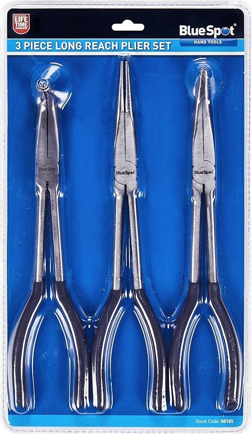 Blue Spot Tools 08185 3PCE 280MM (11") Long Reach Plier Set - Image 2
