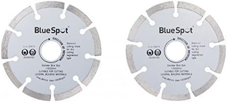 Blue Spot Tools 19547 Segmented Diamond Dry Cutting Disc, Silver, 115 mm,2 Piece - Image 2