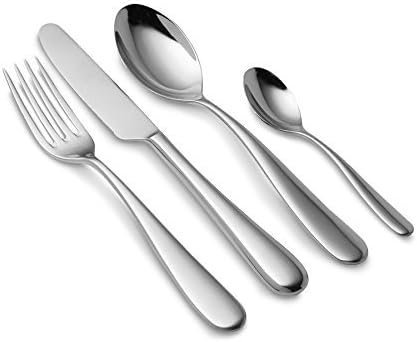 Alessi 5180s24m Nuovo Milano 24-piece monobloc 18/10 polished stainless steel cutlery set, Stainlesssteel - Image 5