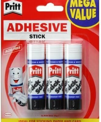 Pritt Stick Medium 22g, 3 Pack