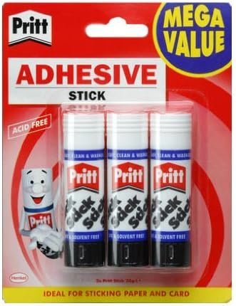 Pritt Stick Medium 22g, 3 Pack