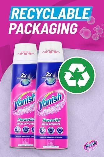 Vanish Fabric Stain Remover, Prewash Power Gel, 200 ml, Pack of 4 - Image 4