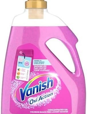Vanish Gold Oxi Action Gel Stain Remover Fabric Clothes Colour Safe 2250ml