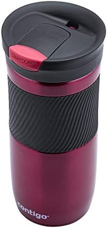 Contigo Byron Snapseal Travel Mug, Stainless Steel Thermal , vacuum flask, leakproof tumbler, coffee mug with BPA free Easy-Clean Lid, 470 ml, Vivacious - Image 8