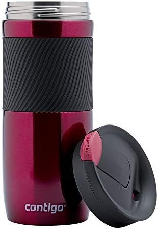 Contigo Byron Snapseal Travel Mug, Stainless Steel Thermal , vacuum flask, leakproof tumbler, coffee mug with BPA free Easy-Clean Lid, 470 ml, Vivacious - Image 7