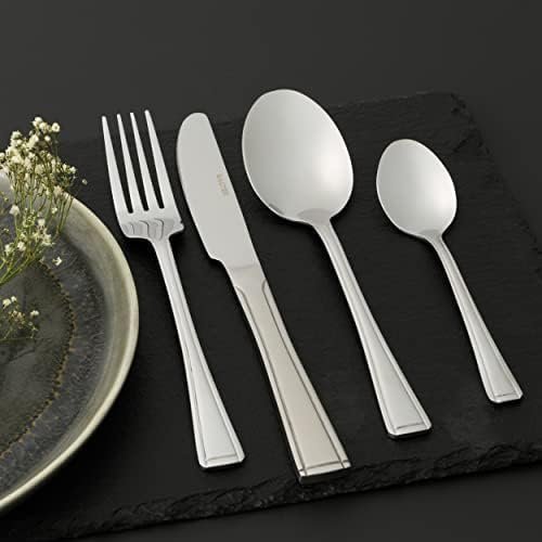 Salter COMBO-7489 Elegance Buxton 20 Piece Cutlery Set - Knives, Teaspoons, Serving Spoons, Table Spoons - Image 2