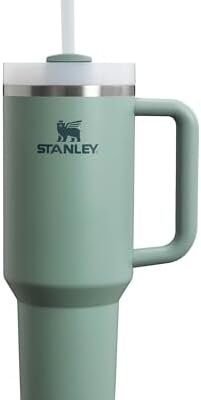 Stanley Quencher H2.0 FlowState Tumbler 1.2L - Cold For 11 Hours - Iced For 48 Hours - Water Bottle with Straw, Handle and Lid - Dishwasher Safe - Travel Mug For Cold or Hot Drinks - Shale