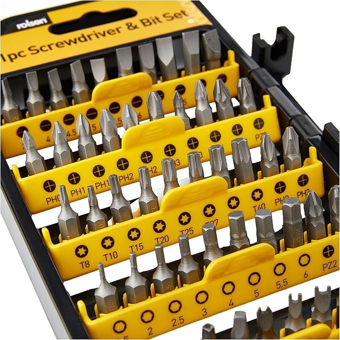 Rolson 28429 51 Pc Screwdriver & Bit Set - Image 3