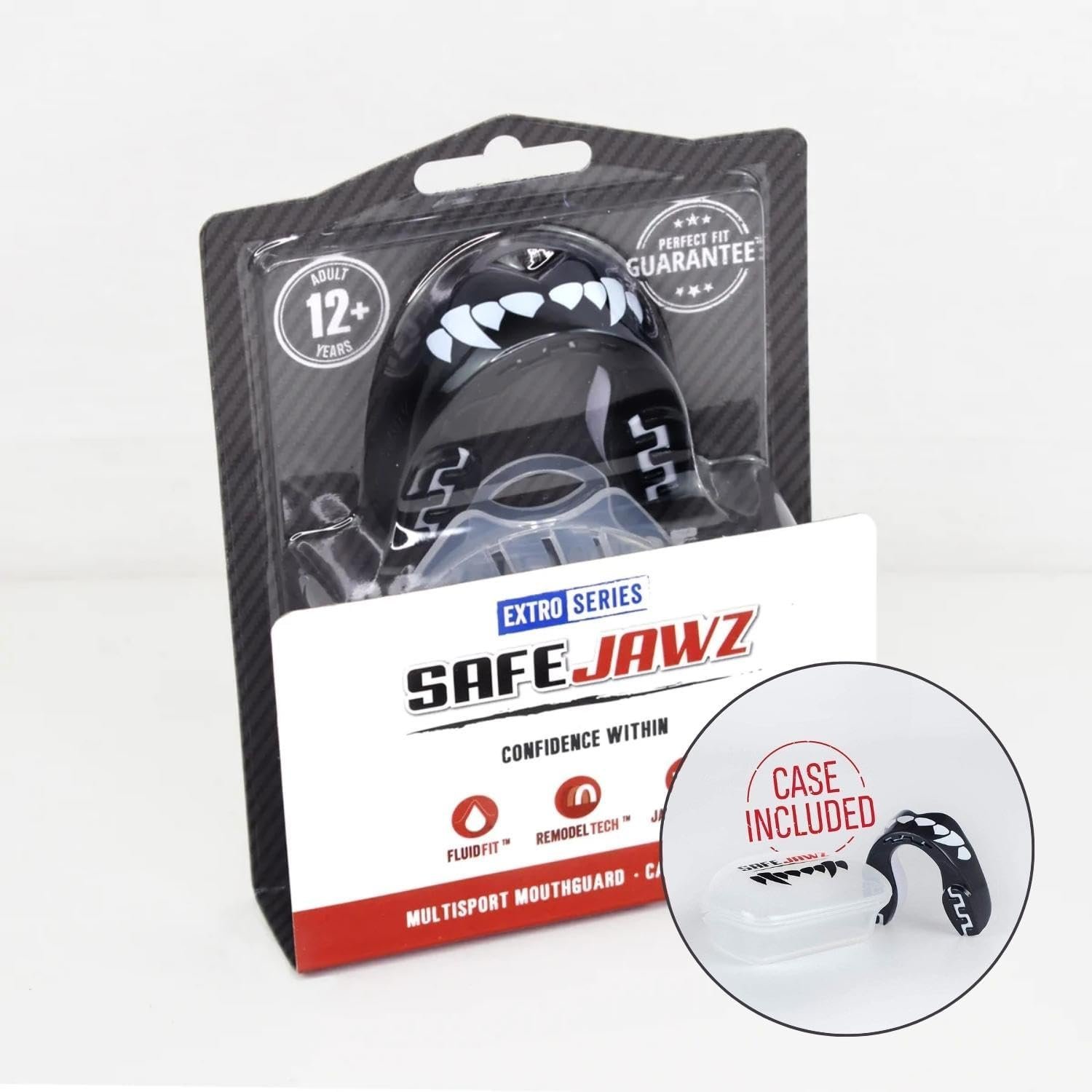 SAFEJAWZ Sports Mouthguard/Gum Shield, Case and Cleaner Spray 50ml Bundle for Rugby, Boxing, Martial Arts, - Image 3