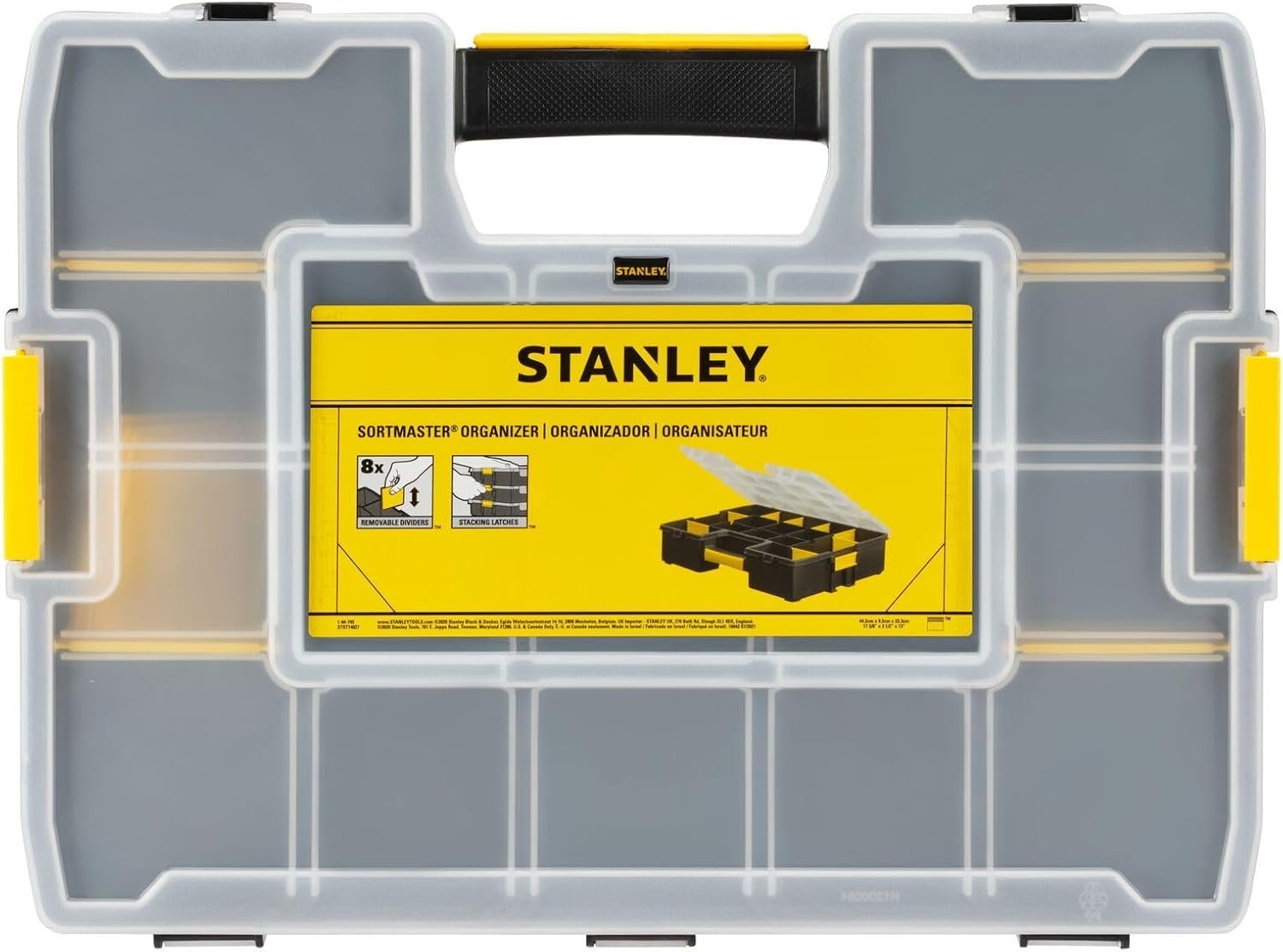Stanley Professional Organiser, Tool Box, Tool Organiser, Sort Master Seal Tight - Image 2