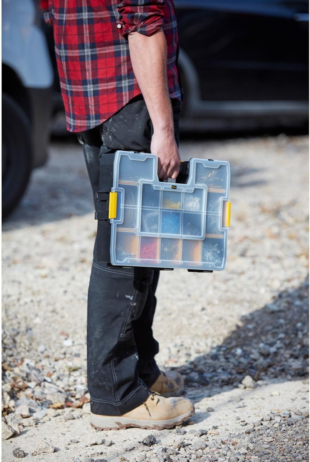 Stanley Professional Organiser, Tool Box, Tool Organiser, Sort Master Seal Tight - Image 3