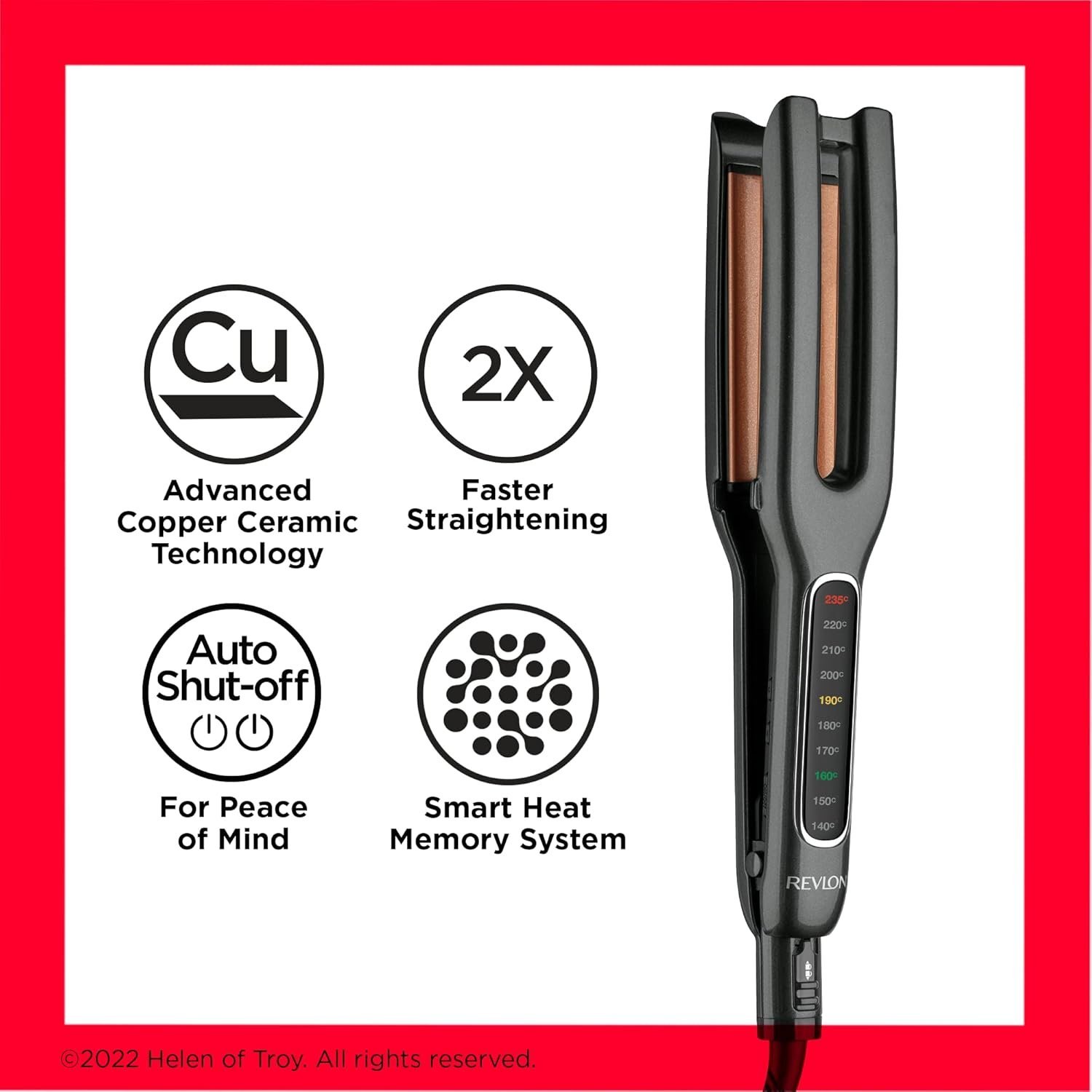 Revlon Double Straight Styling Iron - Salon-Quality Results at Home - Image 3