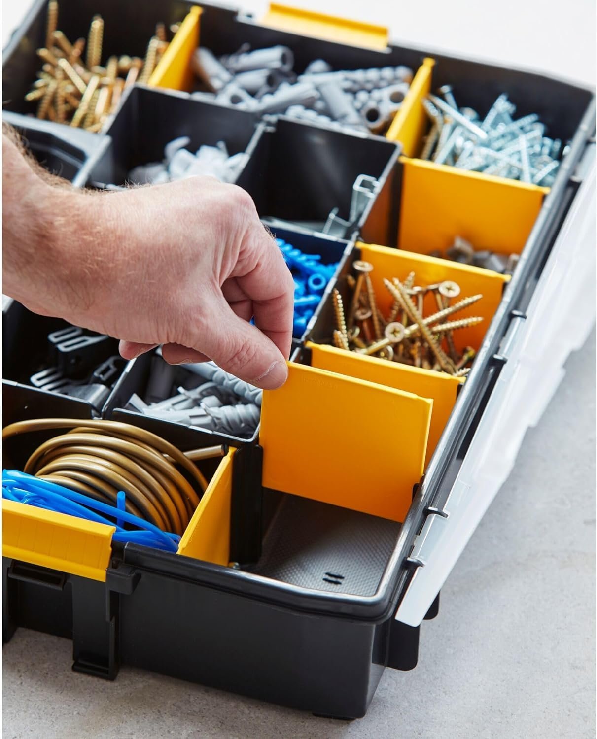 Stanley Professional Organiser, Tool Box, Tool Organiser, Sort Master Seal Tight - Image 5