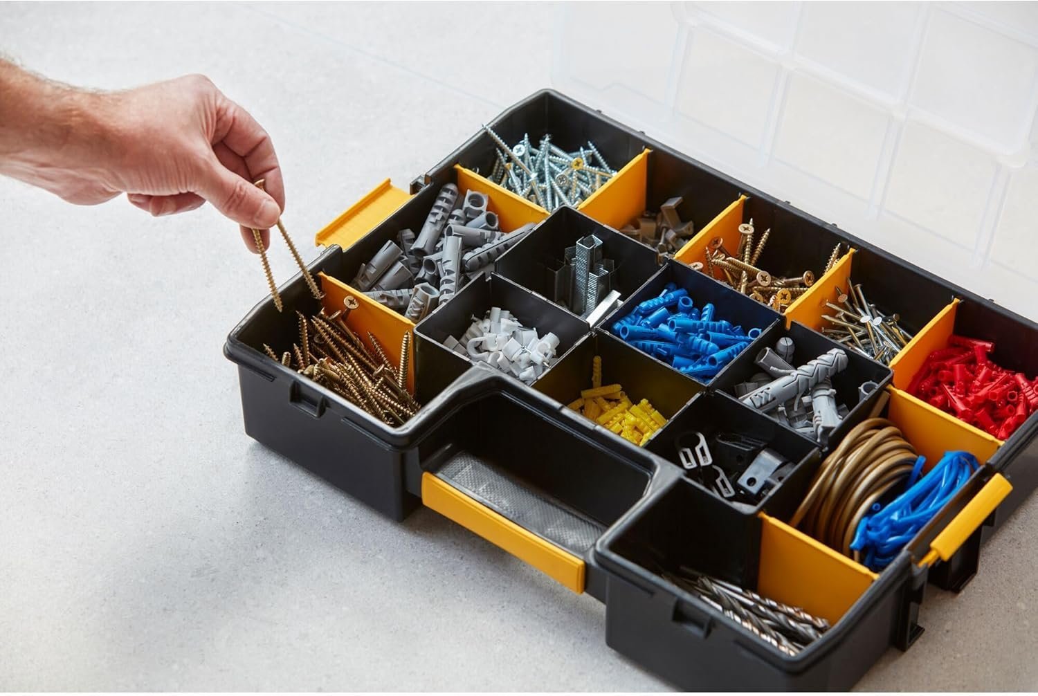 Stanley Professional Organiser, Tool Box, Tool Organiser, Sort Master Seal Tight - Image 6