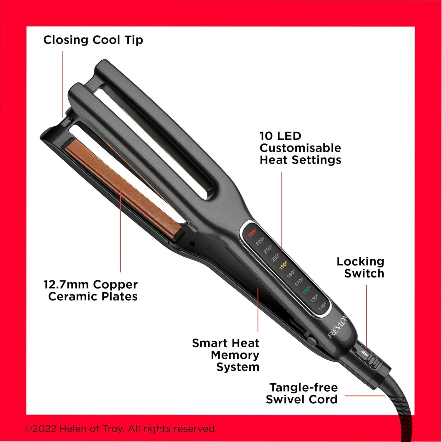 Revlon Double Straight Styling Iron - Salon-Quality Results at Home - Image 7